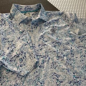 Callaway blue print Men’s Golf Shirt